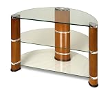Avatar PTV4  - LCD & Plasma Glass TV Stand to 32  - Clear Glass With Cherry Legs