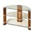 Avatar PTV4  - LCD & Plasma Glass TV Stand to 32"  - Clear Glass With Cherry Legs