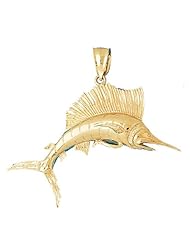 CleverEves 14K Gold Pendant Sailfish 20.1 - Gram(s)