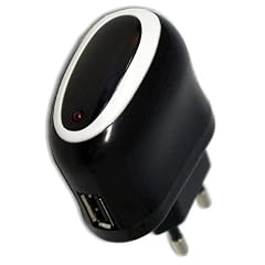 ELFENSTALL - USB Adapter f�r Amazon Kindle 4 - Amazon Kindle 3 - Amazon Fire - Amazon Kindle Touch und Sony PRS T1 und Weldbild Trekstor 3.0 eBook reader Mac TablePC- Reiselader Mini mit USB Buchse schwarz 100-230 Volt / 1000 mA f�r Handy, MP3 Player, MP4 Player, Navigationssysteme, iPhone 2G 3G, iPod uvw.. 1 Ampere USB Stecker Adapter Netzteil Reiseladeger�t -Ausgangsspannung: DC 5,0V mit LED-Anzeige Ladeadapter