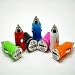 Ymid Select Colorful Premium USB Car Charger Mini CAR Charger USB Adapter for Iphone 4s 4g 3gs 3g 2g Ipod , 7 Color Options