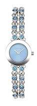 Accurist Accu2 24183LN Ladies Blue Swarovski Crystal Stone Set Bracelet Watch