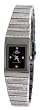 Oniss Women's Silver Tone Tungsten Watch Model ON-331-LGM (Black Face)
