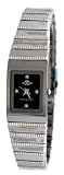 RADO Watch:Oniss Women's Silver Tone Tungsten Watch Model ON-331-LGM (Black Face)