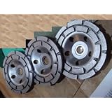 Buy 10 Pieces: 5 Diamond Double Grinding Cup Wheel Concrete by No Brand
