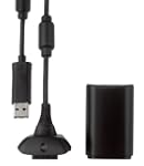 Play and Charge Kit - Black (Xbox 360)