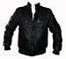 GOV Denim by James Jones Gefütterte Jacke Lederjacke 6335 schwarz Größe L
