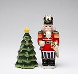 Nutcracker Christmas Tree S/P Salt & Pepper Shakers