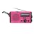 Et�n FR400 Special Edition Pink Crank-Powered Emergency Radio with AM/FM, NOAA and TV-VHF