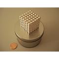 NEOCUBE SILBER - der magische W�rfel aus 216 Magnetkugeln in Metall-Geschenkdose mit Anleitungsheft und 6 Ersatzkugeln und Plastikkarte