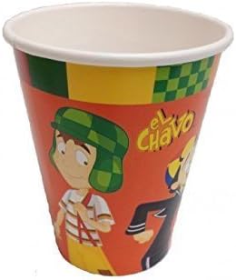 El Chavo del Ocho Party Cups Favor Birthday x8 Decoration Supplies