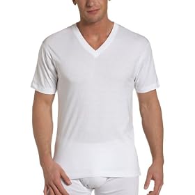 Dockers Men's 4 Pack V-Neck T-Shirt