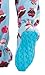 Footed Pajamas - Blue Cupcakes Kids Hoodie Fleece
