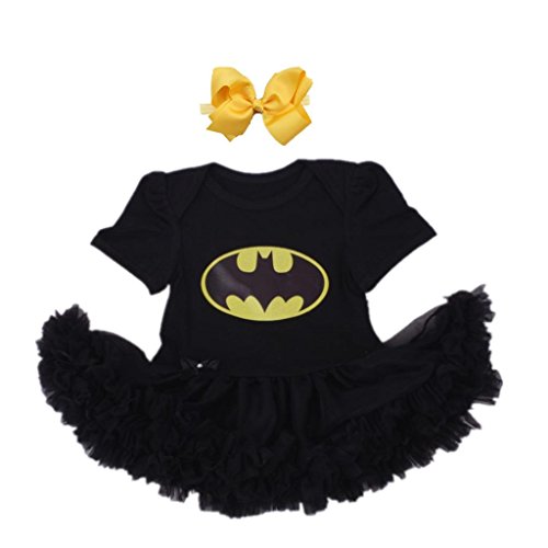 Starkma Supergirl Newborn Batgirl Baby Girl Set Clothe Cake Dress S03 S