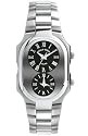 Philip Stein Teslar Large Stainless Steel Black Watch 2-G-CB-SS