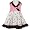 white, pink, black