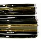 Devardi Glass Lampwork, Beadmaking Glass Rods, COE 104 Mixed Charcoals 1 Lb, 14 Rods - FREE SHIPPING