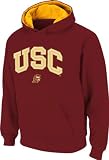 USC Trojans Cardinal Tackle Twill Fall Hooded Sweatshirt