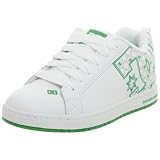 : DC Men's Court Graffik SE Sneaker,White/Monogram,5 M