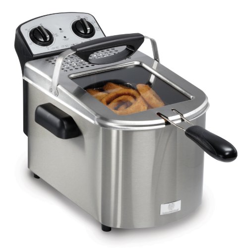 Master Chef MCMDF3 Stainless Steel Deep Fryer, 3-Liter