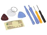Apple Iphone 4 4g (AT&T) Black Screen Glass Replacement Digitizer with Frame + LCD Assembly + 6 Piece Tool Kit