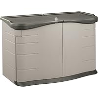 Rubbermaid 3753 Split-Lid Deck Storage Shed 18-Cubic Feet
