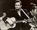 Johnny Cash w/Guitar B&W 8x10 Photo
