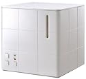 アピックス スチーム式アロマ加湿器 CUBE ホワイト AHD-030-WH