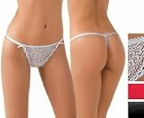 Low Rise Lace Thong with Full Thong Back & Cotton Lined Crotch