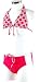 Sports : Shiwi Triangel Bikini mit Hot Pants, Karo Muster und Zierperlen, Gr.: 140
