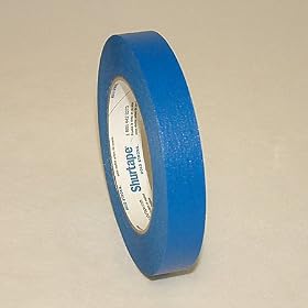 Shurtape CP-632 Colored Masking Tape: 3/4 in. x 60 yds. (Blue)