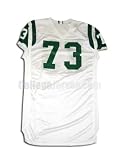 White No. 73 Game Used Eastern Michigan Wilson Football Jersey