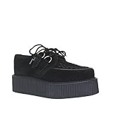 Search : Womens Mens Mondo Hi Suede Black Creepers SIZE 3-8