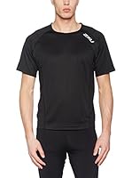 2XU Camiseta Manga Corta Active Run (Negro)