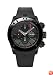 Edox Men's 01114 37N NRO Class 1 Automatic Chronograph Black PVD Rubber Watch