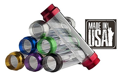 Clear Grease Gun Tube with Blue End Cap (as Pictured)