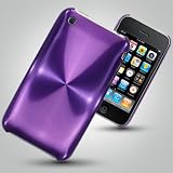 COVERS CASES APPLE IPHONE 3G 3GS PURPLE SPIRAL BACK COVER CASE Accessories for mobile phones by Oliviasphones