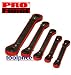 5 Pc Offset Ratcheting Boxed Wrench-SAE