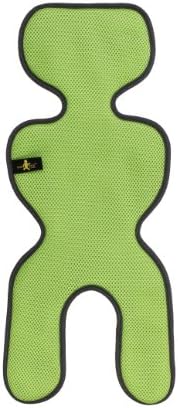 Comfy Breathable Car Seat Liner with Bonus Shoulder Pads (Lime)