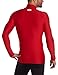 Under Armour Evo ColdGear Game Day Compression Mock Red/Red/White, Medium