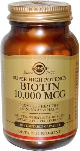 2x Biotin, Solgar, 100 capsule 5000 mcg