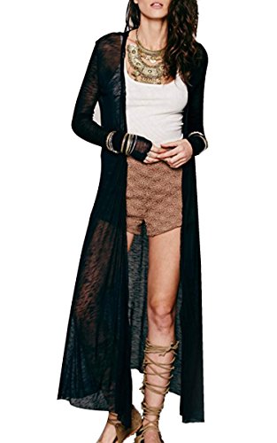 Zeagoo Women s Summer Sexy Stretch Ruched Sundress Fold Bodycon Midi Tank Dress,Black,Medium