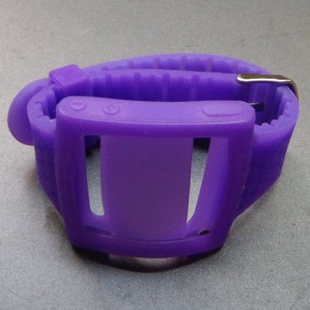 Purple Silicone Sports Watch Band Wrist Strap for iPod Nano 6th / Nano 6G / Nano 6th Gen
