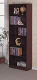 Cherry Finish 6 SHELF BOOKCASE