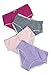 T-cottons Little Girls 100% Cotton Briefs In Assorted Colors (4 Pack)