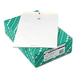 Clasp Envelopes, 10 x 13, 28lb, White Wove, 100/box