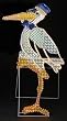 5' Holographic Stork Rope Light Yard Art