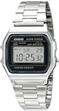Casio Men's A158W-1 Stainless Steel Digital Watch