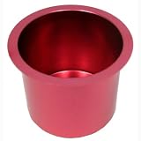 Jumbo Aluminum RED Poker Table Cup Holder