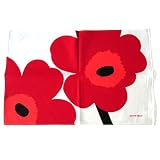 marimekko マリメッコ ティータオル UNIKKO ウニッコ レッド